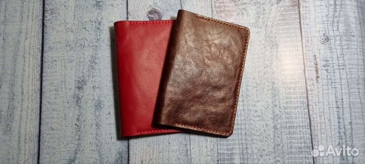 Обложка на паспорт из натуральной кожи