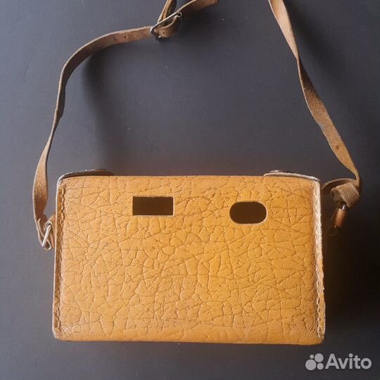 Винтажный кожаный чехол для радио, СССР