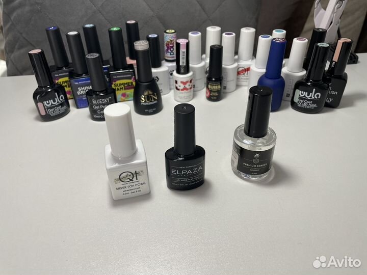 Набор гель лаков б/у