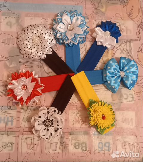 Повязки на голову для девочек ручной работы