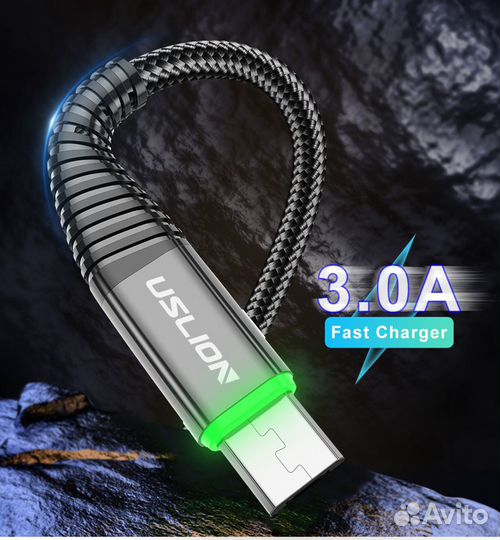 Кабель Micro USB быстрая зарядка