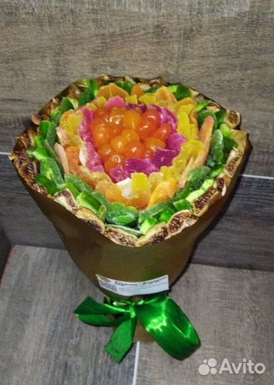 Букет из сухофруктов и орехов букет