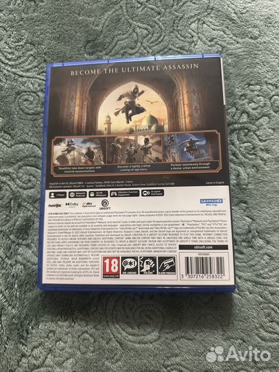 Assassins creed mirage диск