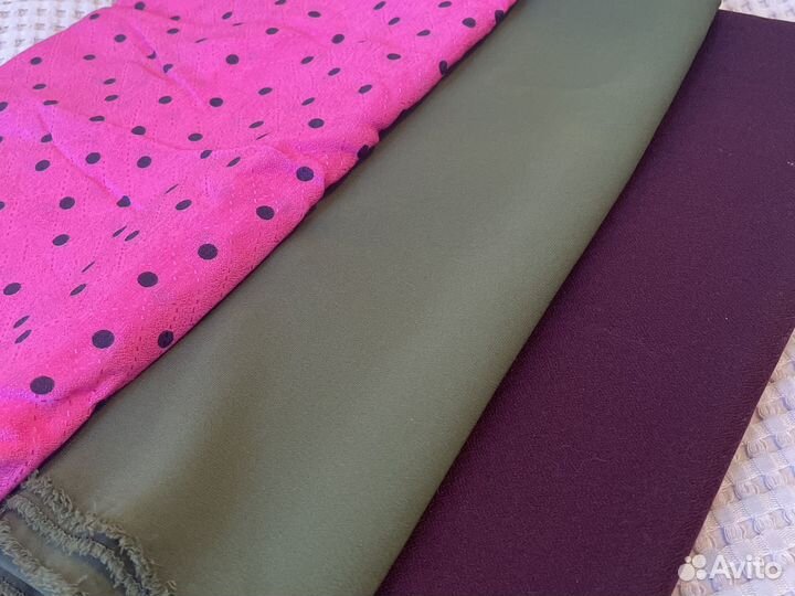 Отрезы ткани креп СССР