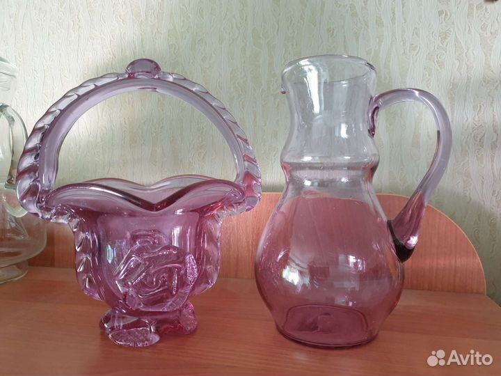 Фарфоровая и стекло посуда СССР