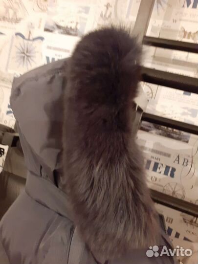 Пуховик женский Finery Geo р.54(на 50-52), длинный