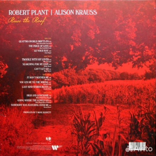 Robert Plant Alison Krauss–Raise The Roof 2LP SS