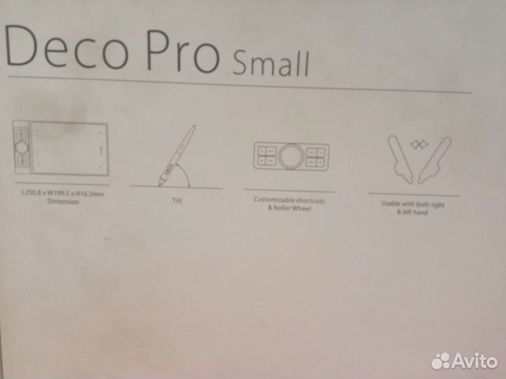 Графический планшет xp pen deco pro small