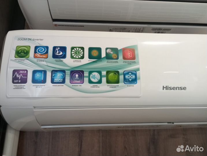 Ультратихие кондиционеры Hisense zoom DC Inverter