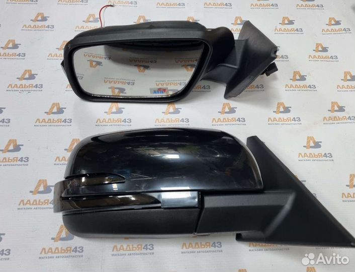 Зеркала Приора Люкс SE стиль амг плазма черная