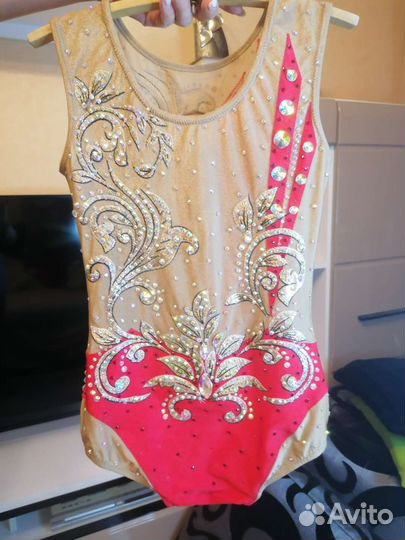 Купальник для спортивной аэробики девочки 130