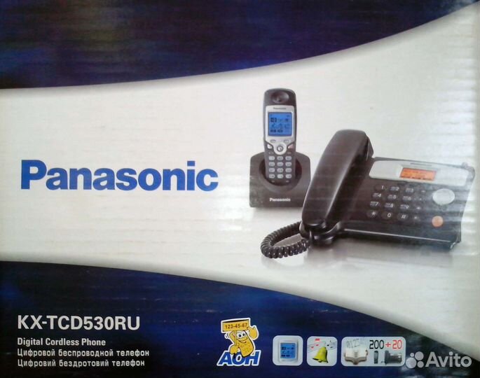 Цифровой беспроводный телефон Panasonic