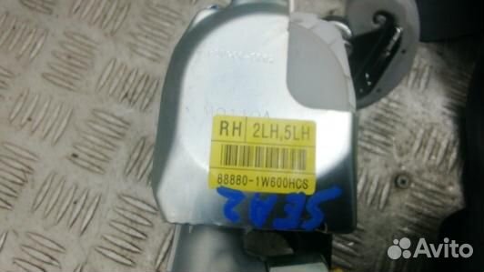 Ремень безопасности с пиропатроном сиденья передне