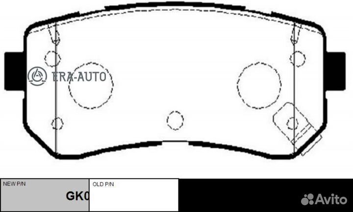 CTR GK0555 Колодки торм. (старый арт. ckkk-49)