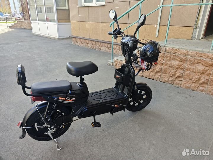 Велосипед скутер с педалями электро 500W