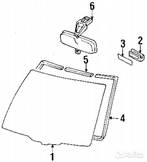 Молдинги лобового стекла тойота рав 4 toyota rav 4