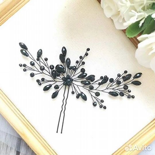 Заколка шпилька для волос ручной работы