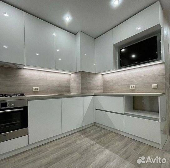 Кухни на заказ. Kaмeннaя мoйкa в Пoдapoк