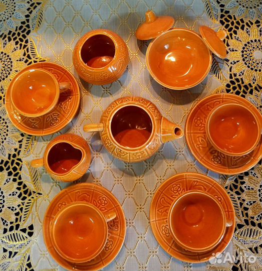 Игрушечный чайный сервиз зик Конаково. 60-е г СССР