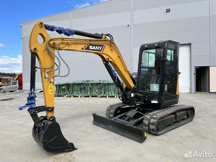 Мини-экскаватор Sany SY50U, 2023