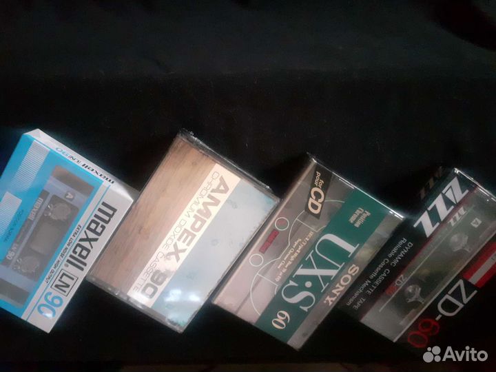 Аудиокассеты новые запечатанные