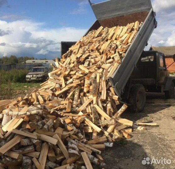 Дрова березовые колотые