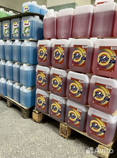 Гели для стирки, кондиционеры 5 л Оптом