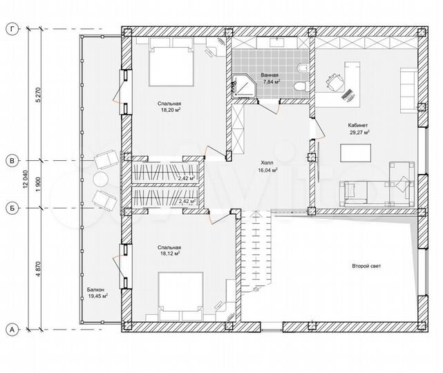 Дом 200 м² на участке 7 сот.