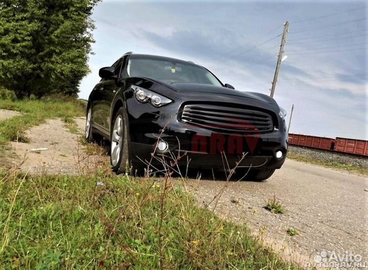 Решетка радиатора Reneg (с сеткой) для Infiniti FX