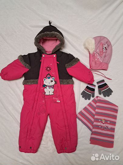 Комбинезон деми для девочки Peluche&tartine 86