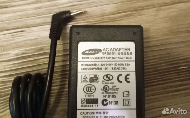 Адаптер для ноутбука samsung XE300TZC, XE300M22