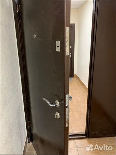 Дверь металлическая на этаж, в секцию