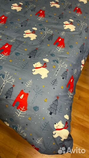Постельное белье Новогодние мишки все размеры