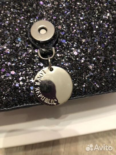 Сумка блестящяя love republic