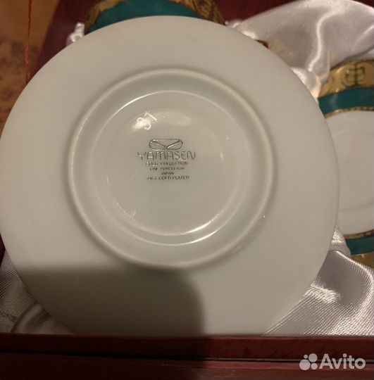 Сервиз кофейный yamasen gold collection 24ct gold