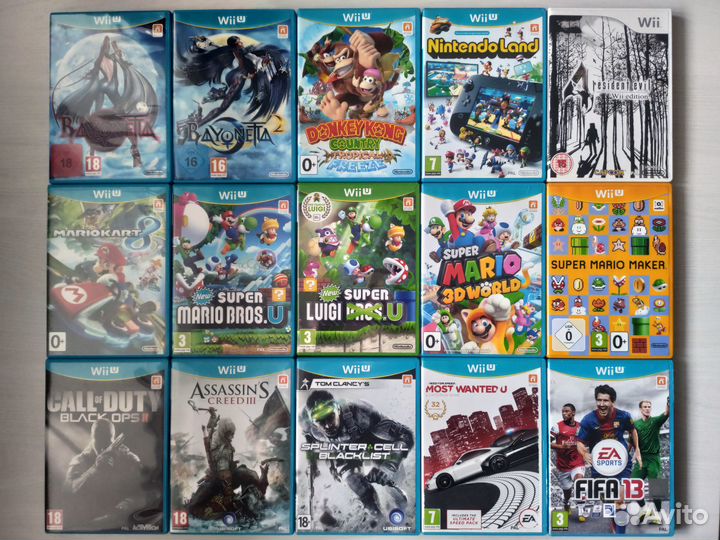 Игры Nintendo 3ds/Wii U/Wii