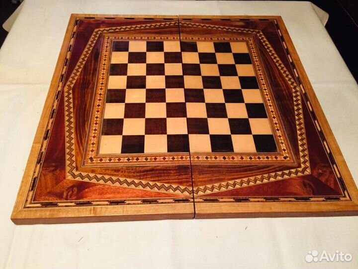 Шахматы камень Мексика и Красивая доска нарды/шахм