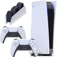 Зарядная станция Sony для двух геймпадов DualSense