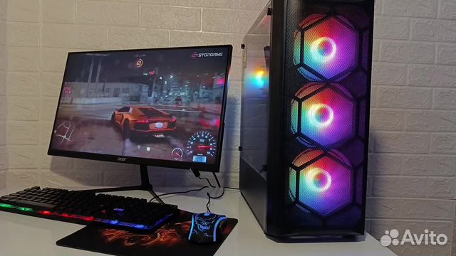 Игровой пк с монитором core i7/32 GB/ RX 580 8 GB купить в Туле с ...