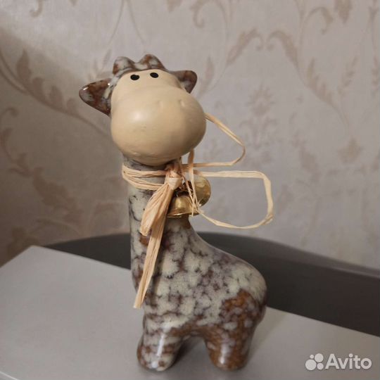 Жираф фигурка керамика высота 15 см