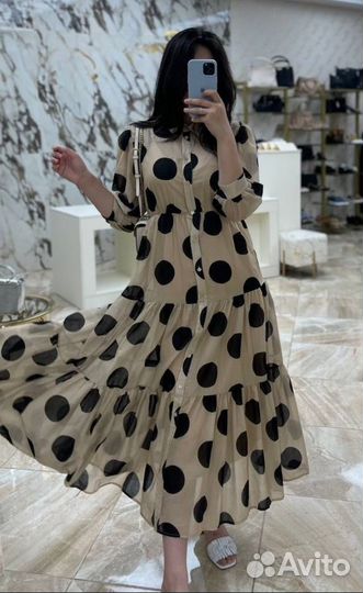 Платье трикотажное женское