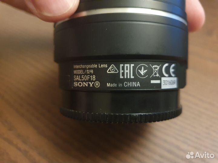 Объектив sony 50mm f 1 8