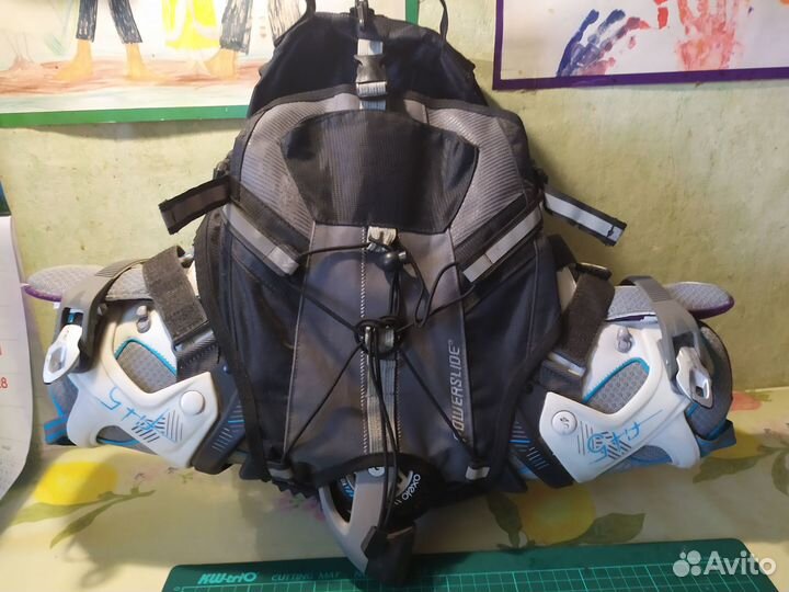 Коньки роликовые oxelo FIT 5 и рюкзак для роликов