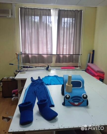 Синий Трактор костюм для аниматоров