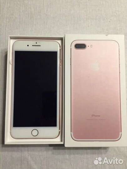 Iphone 7 plus rose clearance gold original