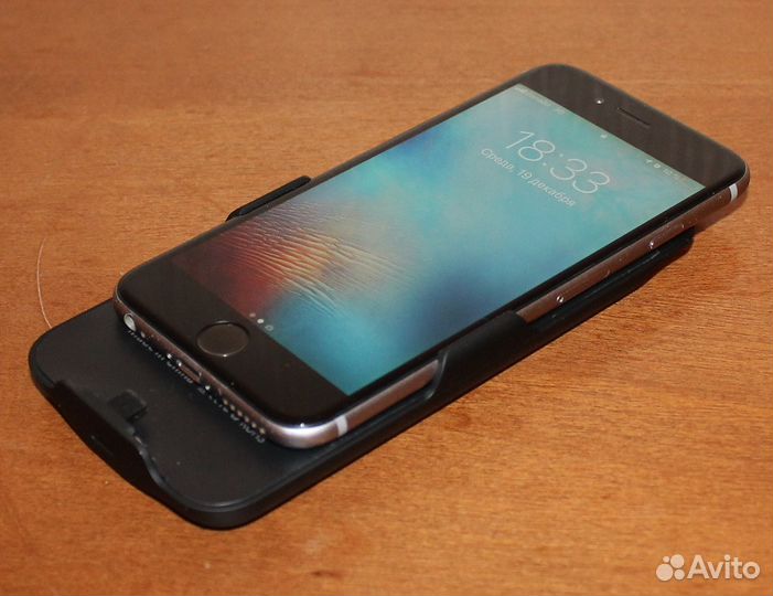 Внешний аккумулятор чехол для Айфон плюс