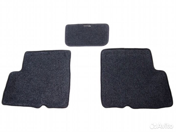Коврики текстильные 3D Renault Sandero с 2009-2013