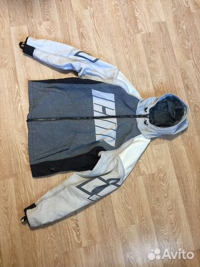 Мотокуртка icon merc HS grey