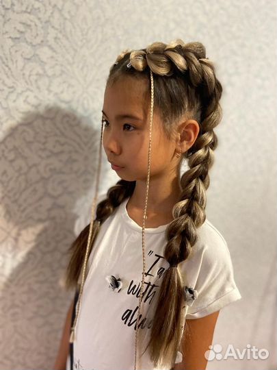 Плетение кос с канекалоном