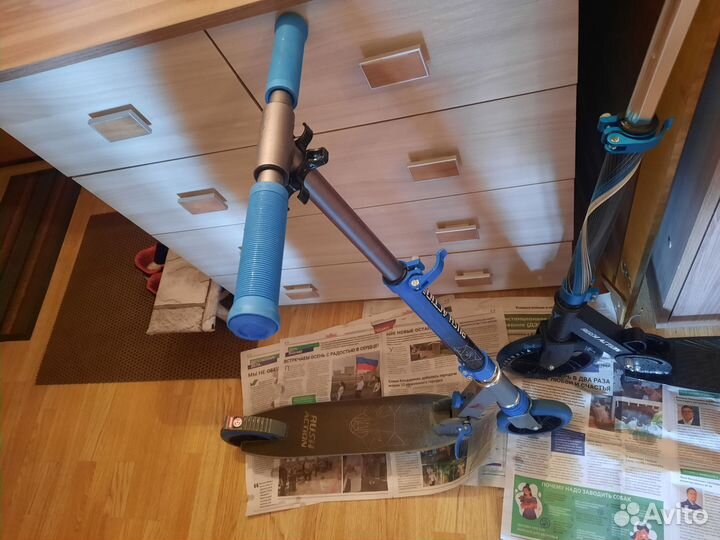 Самокат детский двухколесный бу